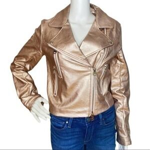 SIGNATURE 8 LA Metallic Motorcycle Jacket